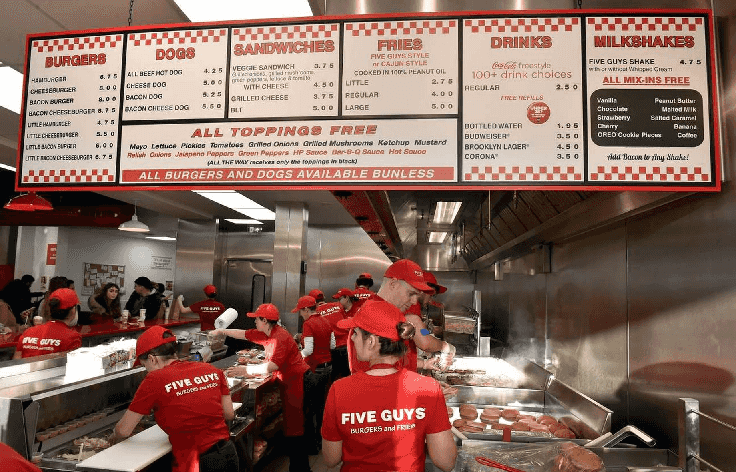 Burger Lovers Bienvenidos: ¡Únete al Equipo de Five Guys